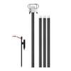 Portable Camping Folding Lamp Pole Lightweight Collapsible Aluminum Lantern Stand Outdoor Light