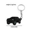 Car Model Pendant Keychain Tacoma Style Metal Keychain Suitable for Jeep Durable Decor Accessories