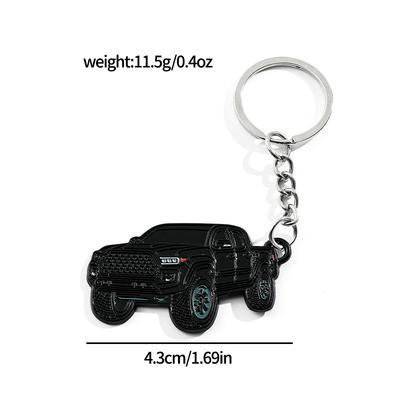 Car Model Pendant Keychain Tacoma Style Metal Keychain Suitable for Jeep Durable Decor Accessories