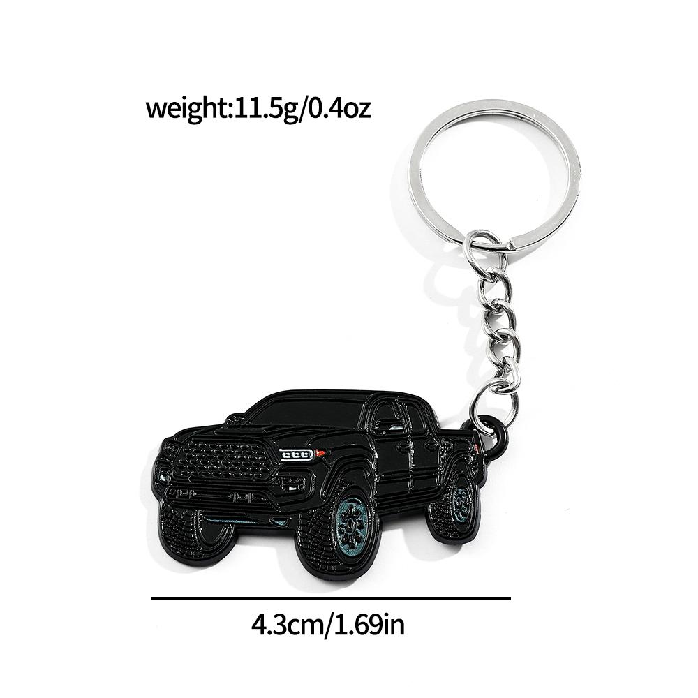 Car Model Pendant Keychain Tacoma Style Metal Keychain Suitable for Jeep Durable Decor Accessories