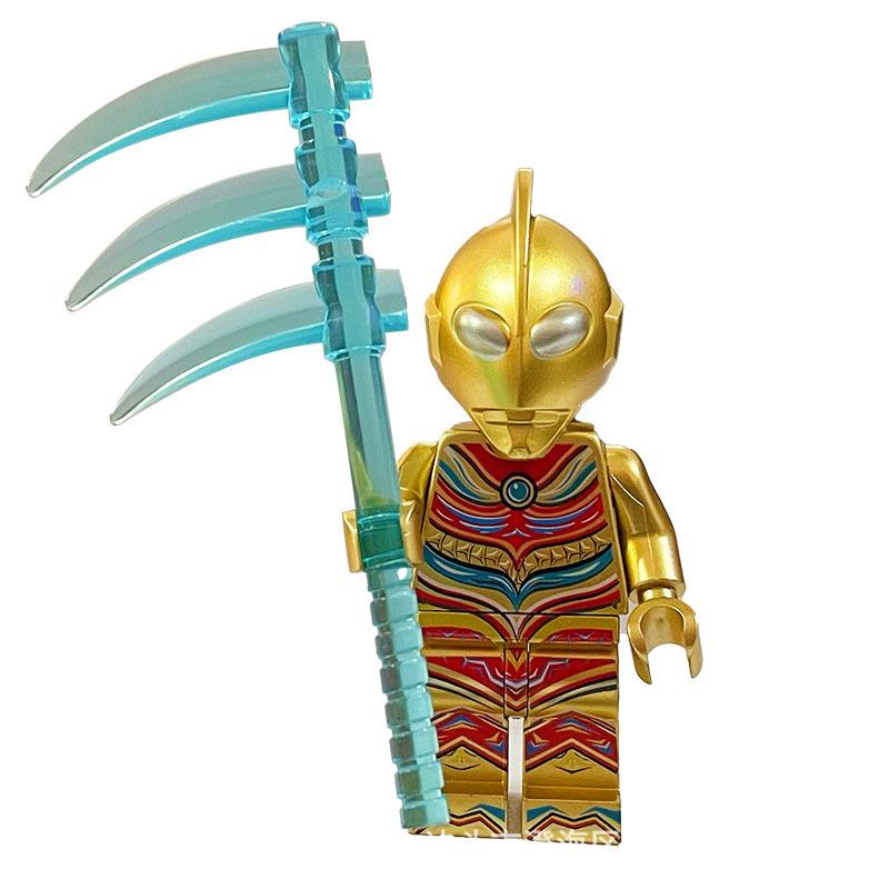 Ninja Warrior Superhero Doll With Weapon Single Building Block Assembly Toy