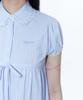 Kasiko Puff Sleeve Lace Shirt Blue