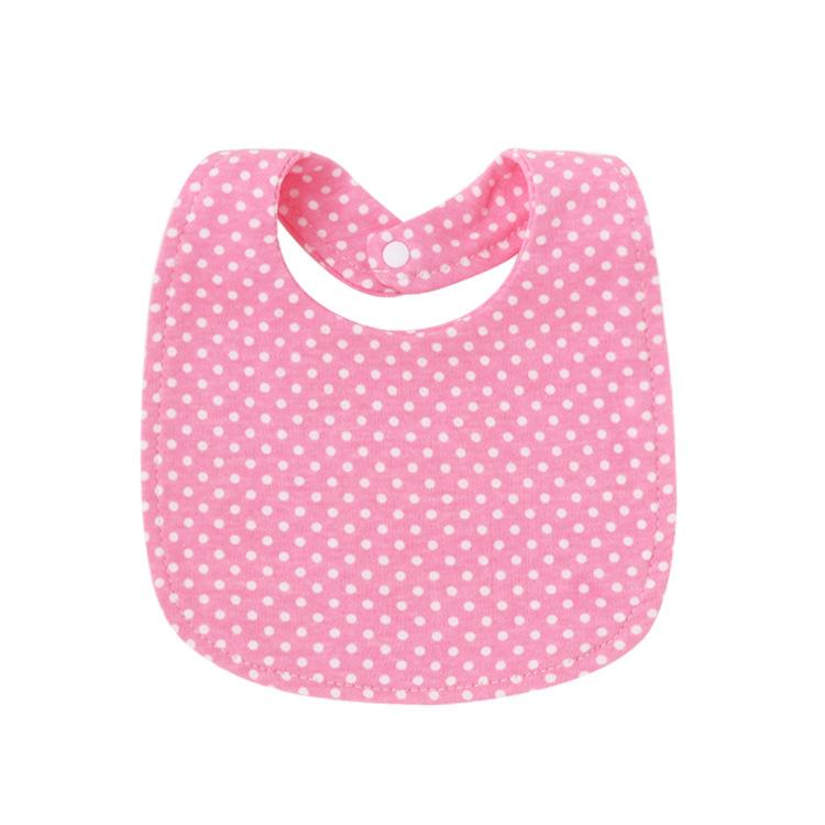 Newborn Baby Bibs Pure Cotton Double Layer Drool Bibs High Absorbency Burp Cloths For Infants Toddlers Soft Skin Friendly