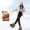 Enhanced Women's Autumn/Winter Long & Short Shark Yoga Pants, Plus Size, Outdoor-Ready.