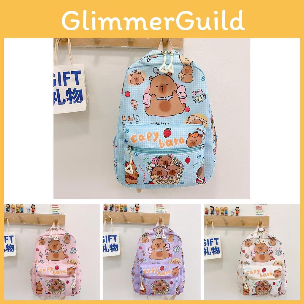 Adorable New Kids Backpack Colorful Cartoon Design Lightweight Nylon For School Travel