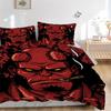 3pcs bedding set Hellboy, Demon Includes 1 Comforter + 2 Pillowcases, Without Pillow Inserts, Soft Comfortable, Lightweight Breathable, Prin