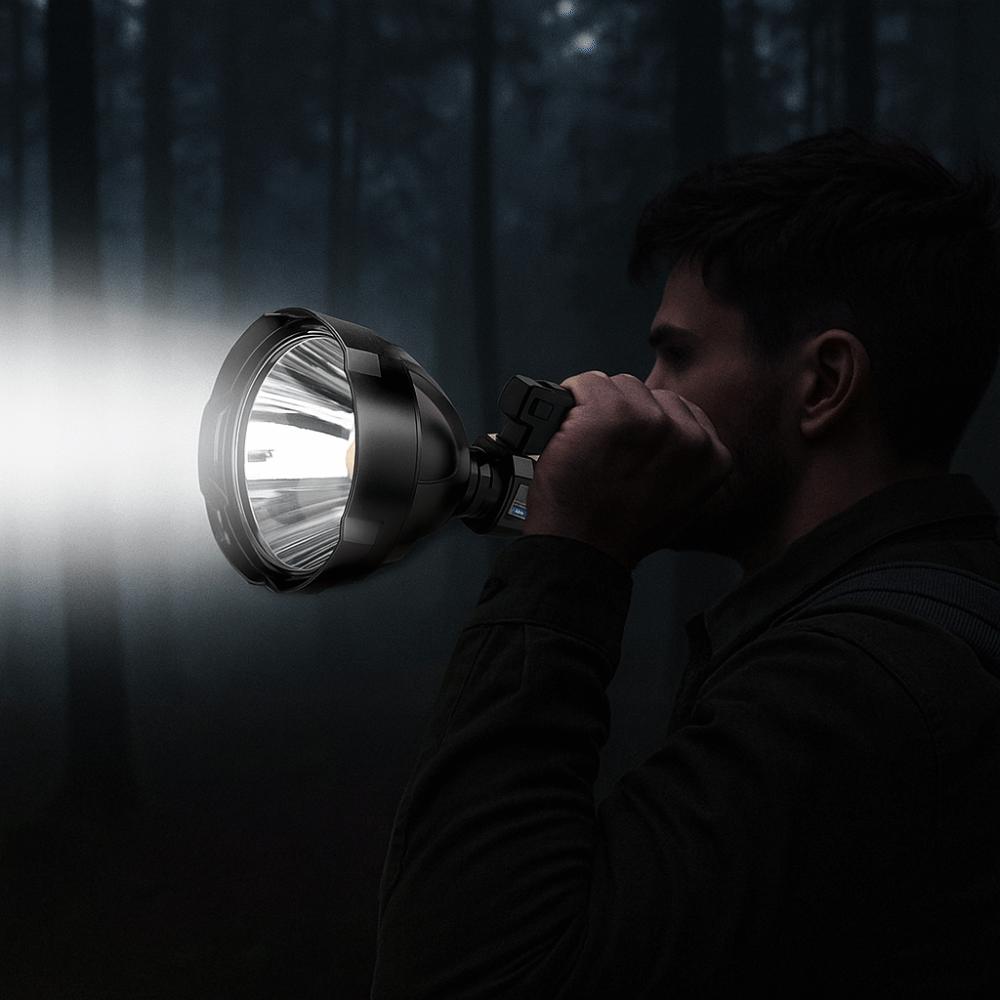 Portable Strong Light Searchlight Powerful Illumination Handheld Spotlight  Adventure Sports
