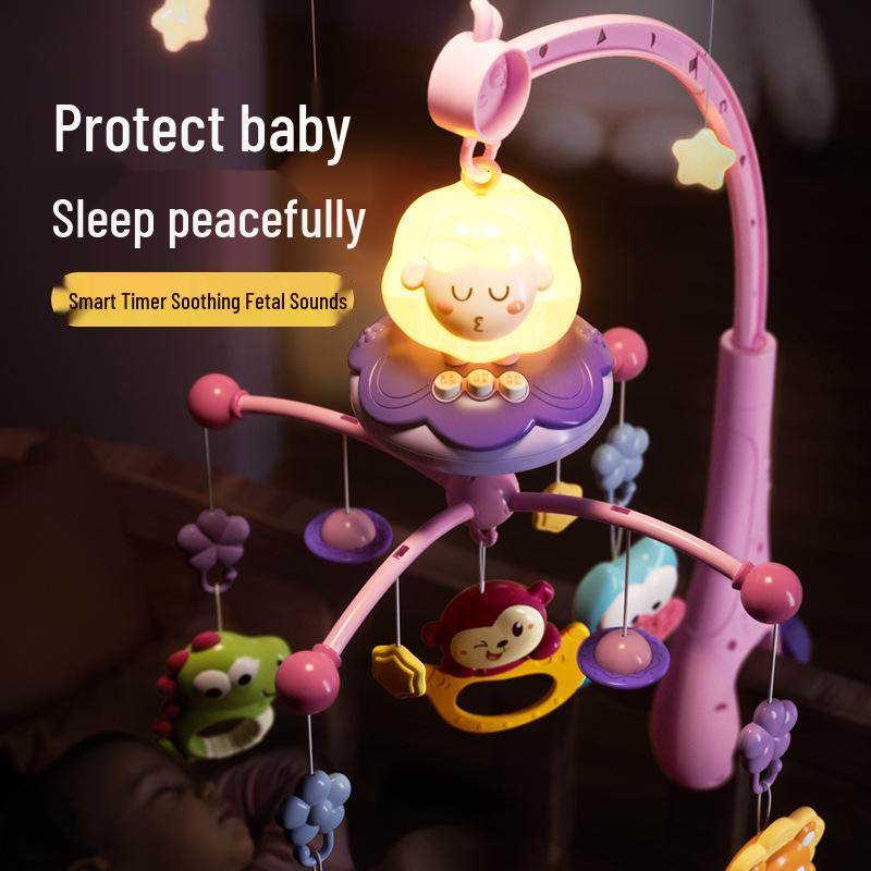 Musical Rotating Baby Bedside Ornament: 0-1 Year Crib Rattle