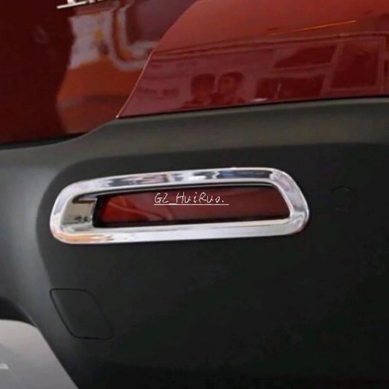 ABS cromat capac lampa de ceață din spate pentru Chevrolet TRAX TRACKER 2013 2014 2015 Capacul lămpii de ceață din spate Fogligh 2 buc.