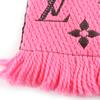 Excellent LOUIS VUITTON Scarf Escalp Logo Mania Shine Virgin wool Women M76070 Used