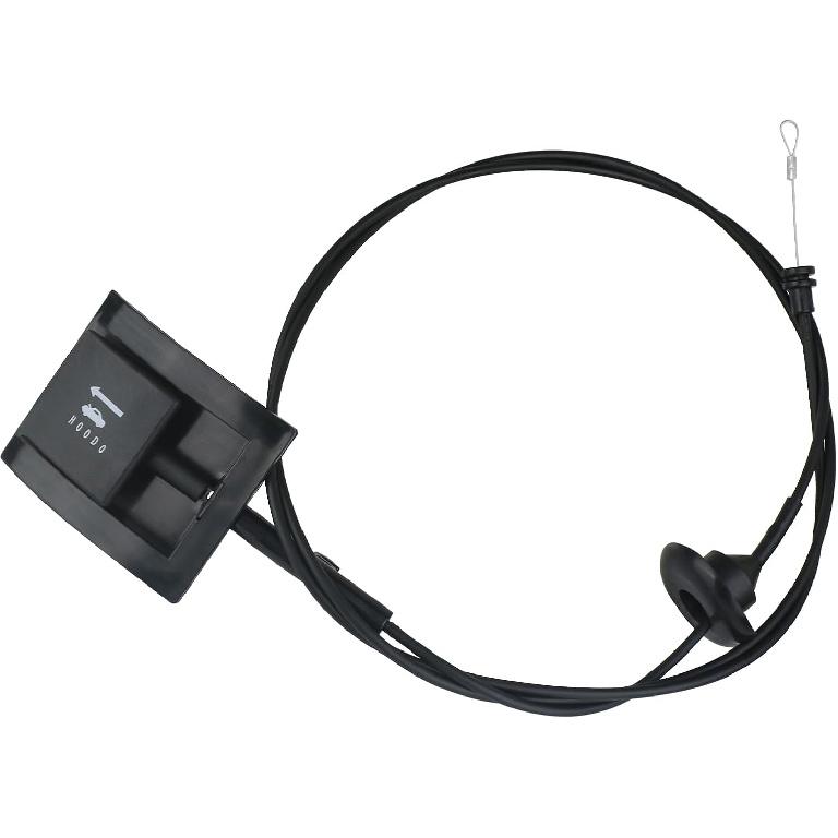 TQPONLY 912-042 Hood Release Cable & Pull Handle Compatible with Ford Bronco F150 F250 F350 Pickup Super Duty Replaces F2TZ16916A