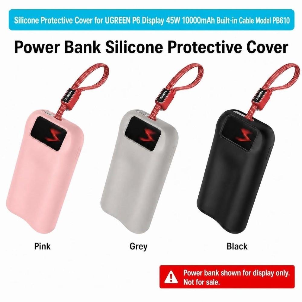 Shockproof Protective Case Dustproof Soft Shell for UGREEN P6 PB610 45W 10000mAh Power Bank Travel