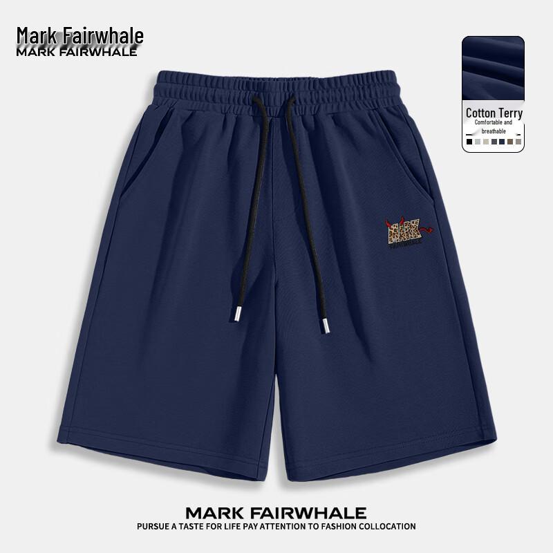 

MARK FAIRWHALE Men s Loose Fit Cotton Casual Shorts M