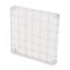 Acrylic Magnetic Seashell Display Box Clear 36 Grids Decorative Storage Case Organizer Container
