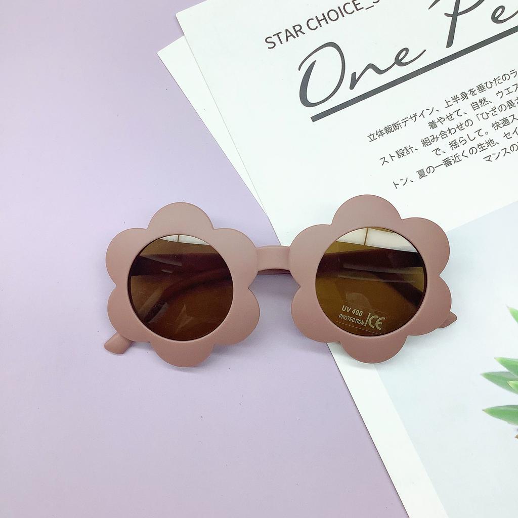 New Sun Flower Kids Sunglasses UV400 for Boy Girls Toddler Lovely Baby Sun Glasses Round Cute Children Outdoor Eyewear
