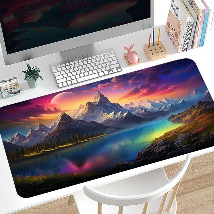 Mousepad Home Computer Table Large Pc Mouse Pad Art Keyboard Mause Rug Desk Mat Office Accessories