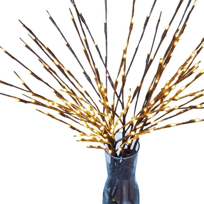 20 LED Indoor Tree Branch Light Party Wedding Home Garden Decor Fairy String Lamp