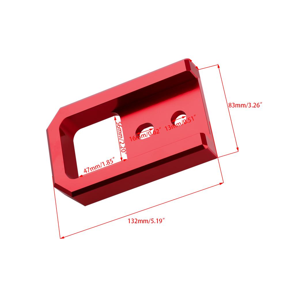 Aluminum Front Tow Hooks For Toyota Tacoma 4runner 2024-2026 Bumper Bar Towing Trailer Hook Metal Trailer Hook Kit