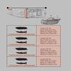 All Season Protective Boat Cover Waterproof 210D Oxford Fabric with UV Defense Suitable for 17 To 19 Foot V Hull Boats