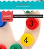Montessori Educational Clock: Early Learning Math and Number Recognition Toy for Children