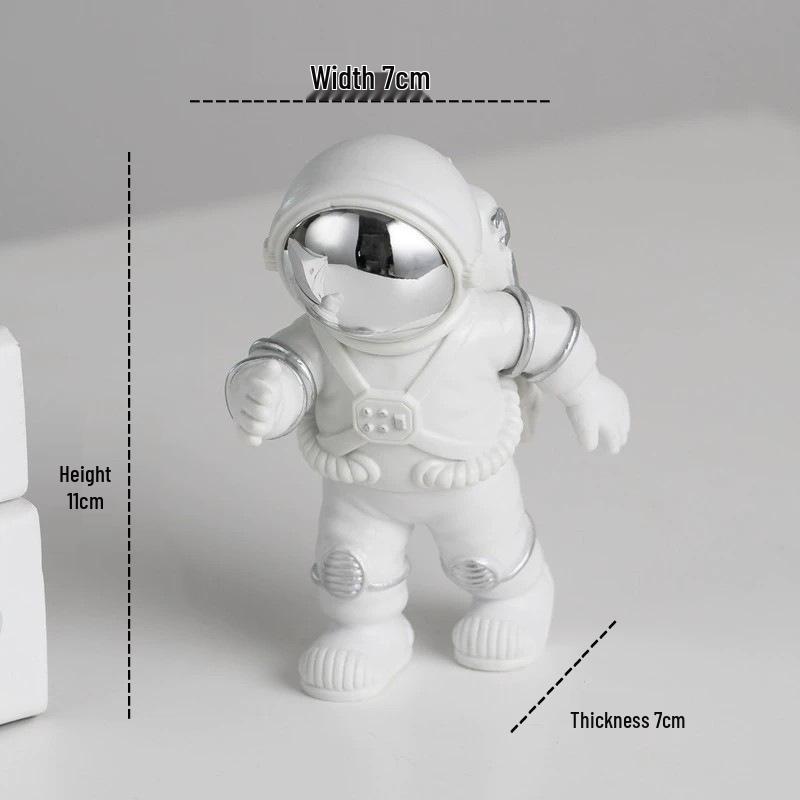 Kleiner Astronauten-Anhänger - Weltraummann-Dekoration für Wohnzimmer, Zuhause, Weinschrank oder als Einweihungsgeschenk
