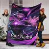 Custom Name Valorant Theme Printed Blanket - Perfect for Couch, Bed, Travel & Outdoor Use | Machine Washable, Cozy & Durable.