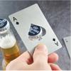 Poker Bottle Opener Portable Stainless  Steel Bottle Opener Ace of Spades Credit Card Bottle Opener Cocina Accesorio Cheap