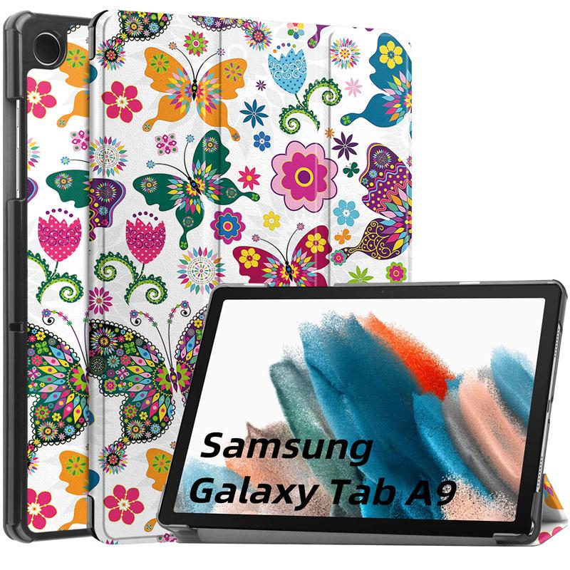 Tablet Case Funda For Samsung Galaxy Tab A9 Case 8'' 2023 Tri-Folding Flip Magnetic Stand Protective Shell For Galaxy Tab A9 2023 Cover Kids