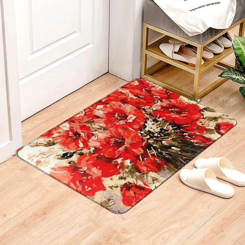 House entrance carpet Home doormat Modern Nordic style Room Bath mat Foot mat bathroom non-slip mat Kitchen water absorption mat