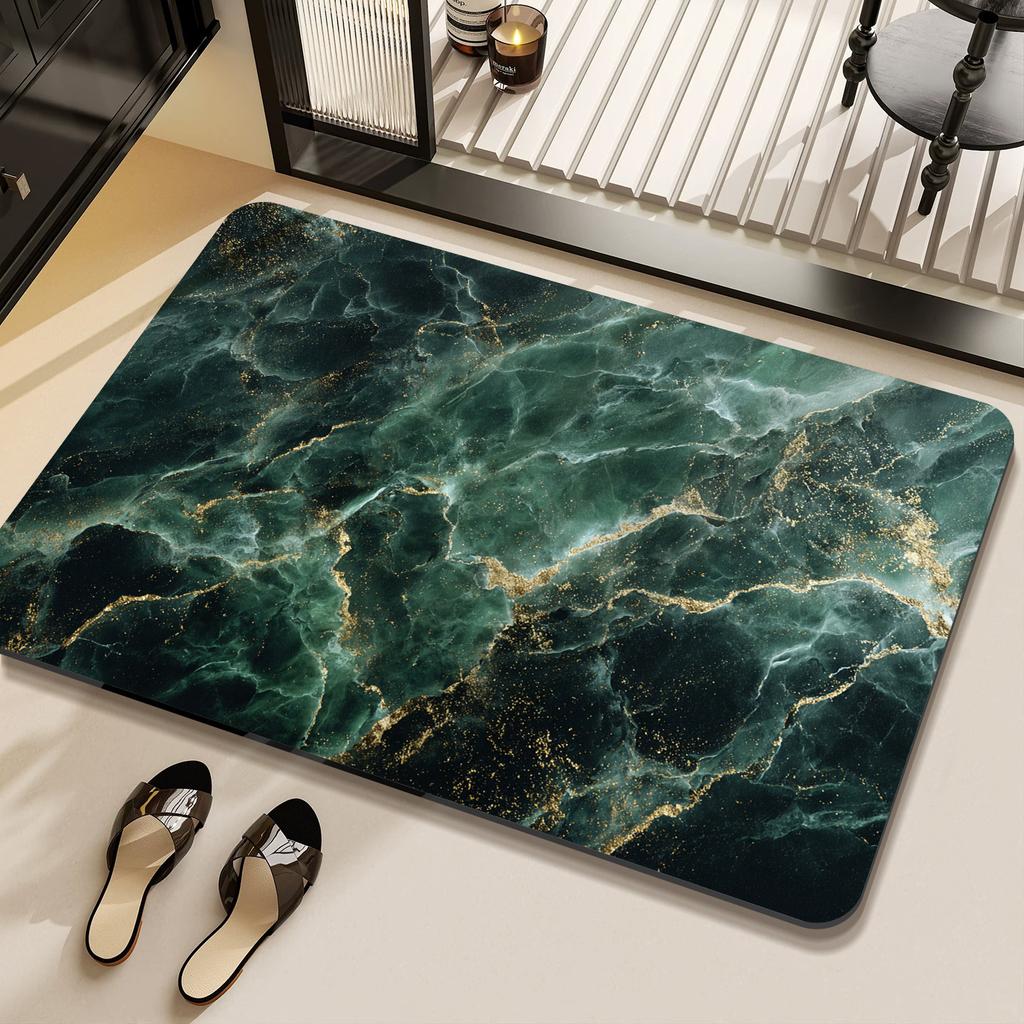 Nordic Gilt Pebble Bathroom Decorative Floor Mat Absorbent Bathroom Floor Mat Diatom Mud Floor Mat Absorbent Floor Mat