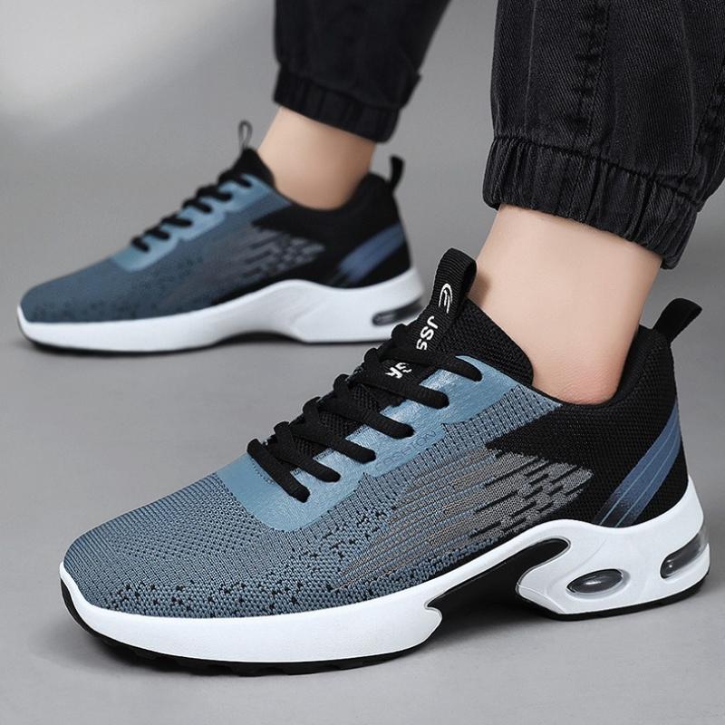 Fashion Soft Men's Sneakers New Mesh Breathable Casual Shoes Comfortable Non-slip Wear-resistant Running Shoes Zapatillas Hombre