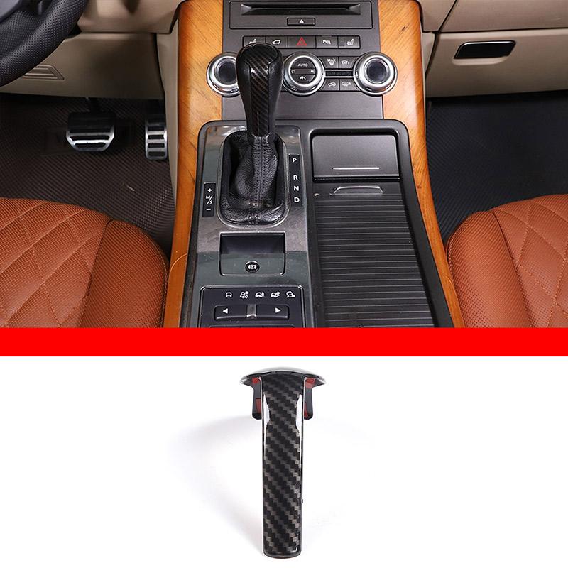 ABS Kohlefaser Für Land Rover Range Rover Vogue L322 Sport L320 RR Sport Auto Schaltknauf Abdeckung Aufkleber Autoinnenraum Zubehör