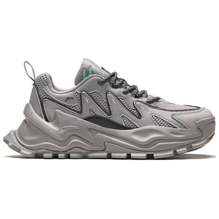 New Anta Hot Cushioned Wear-Resistant Lightweight Low-Top Casual Shoes Women's Gray 922348886-10