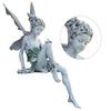 Realistic Fairy Statue Fountain Figurine Home Shelf Weatherproof Sculpture