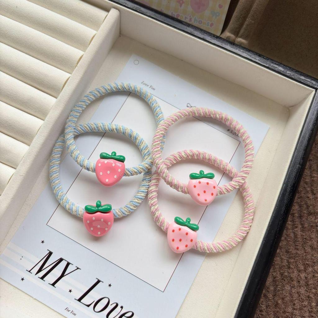 Strawberry Hair Tie: Cute & Versatile Hair Accessory for Students & Couples