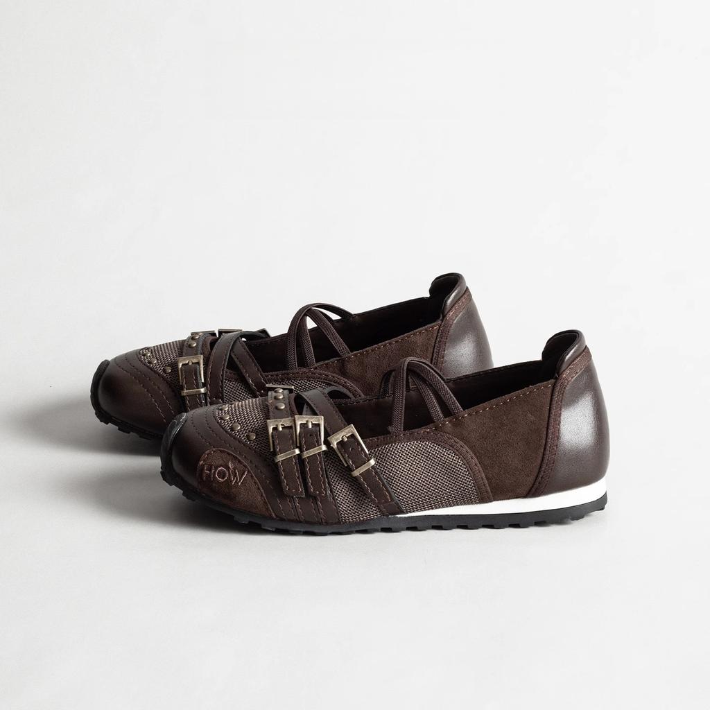 Fashion Women's Mary Jane Flat Shoes with Bow Cross Band Soft Bottom Leather Surface Retro Ballet Style Casual Footwear Summer Season