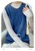 Women's Spring/Autumn Pure Wool Sleeveless Knit Cardigan Vest