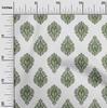 oneOone Georgette Viscose Green Fabric Block Craft Projects Decor Fabric Printed By The Yard 42 Inch