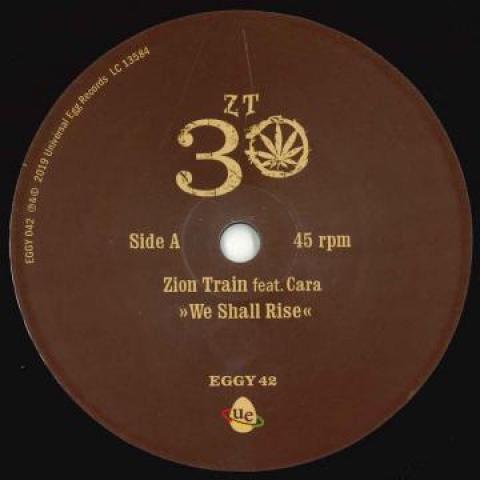 7inch Record ZION TRAIN, CARA - We Shall Rise / We Shall Dub EGGY42 Universal Egg U 2020 UK Reggae, Ska & Dub Used