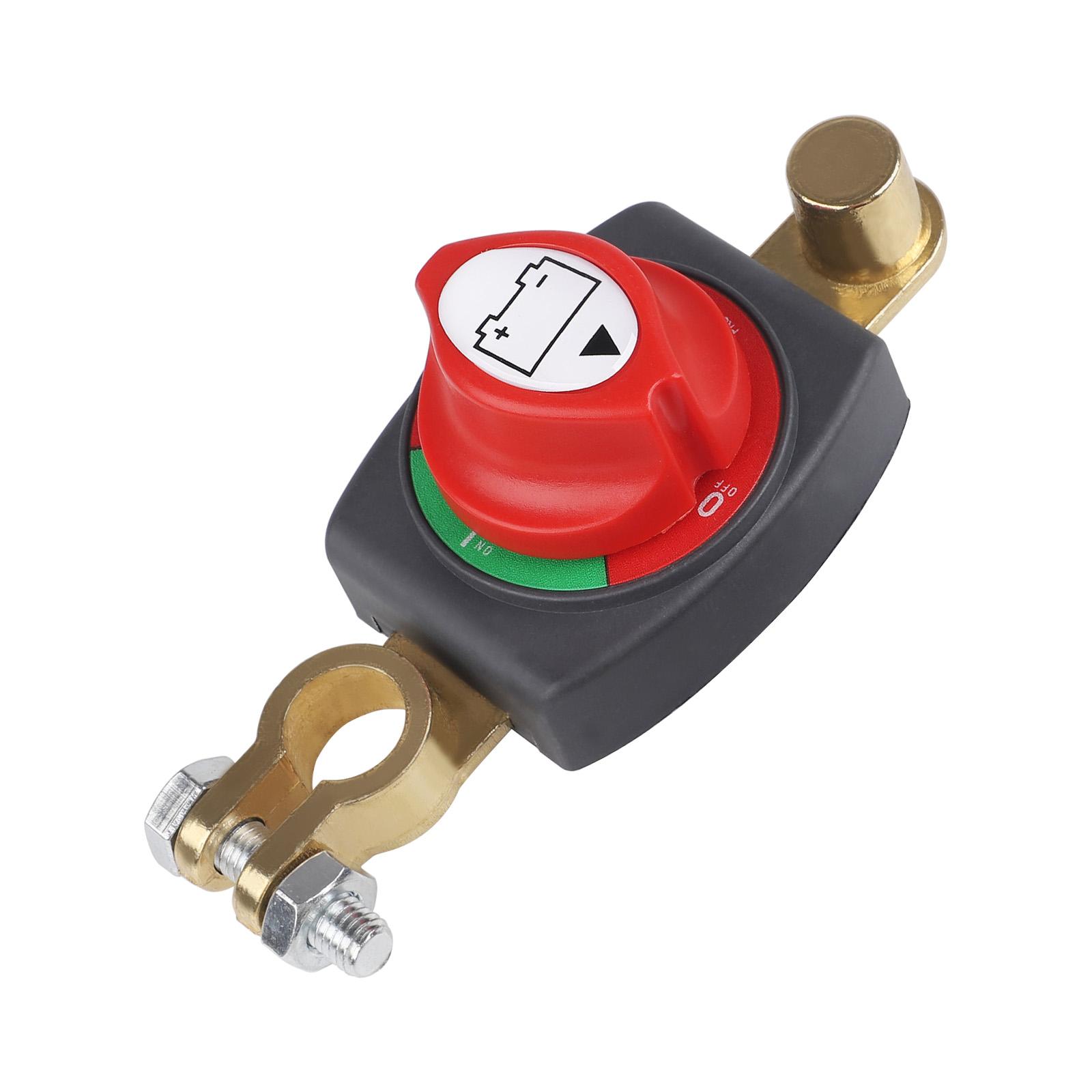 

Top Post Battery Power Cut Rotary Negative On/Off Master Switch Disconnect Isolator 12-48V For Car Vehicle RV Truck Marine Boat