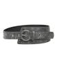 ORDINARY HOLIDAY Unbalance Bold Belt [Black]