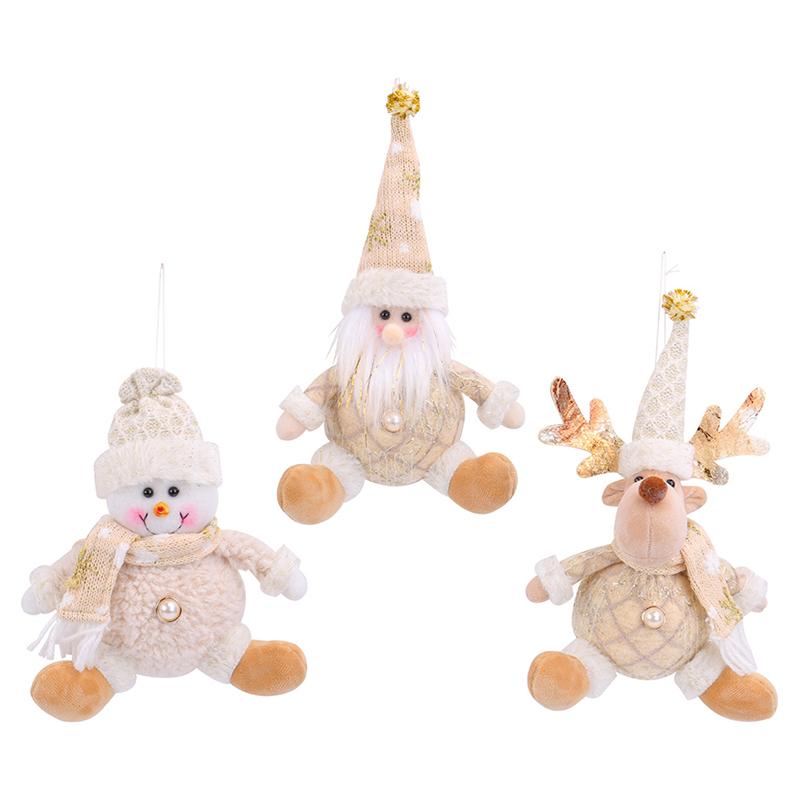 Christmas Tree Hanging Ornaments, Christmas Tree Doll Decoration, Cute Santa Claus Hanging Pendant For Walls Windows Doors