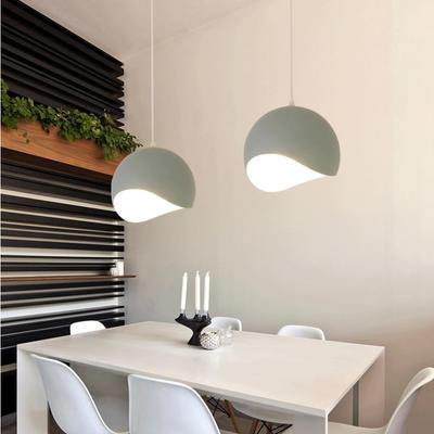 Dänische Aluminium-Pendelleuchte Modische Macaron-Hängelampe Industrieller Metall-Deckenleuchter Leuchte Romantische Verstellbare Hängeleuchten für