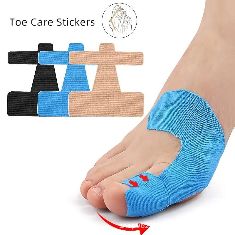 20Pcs Bunion Corrector & Pain Relief Kinesiology Athletic Tape For Bunions & Turf Toe,Big Toe Spacer/Separator/Straightener Tape