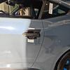For Ford Mustang 2024 2025 ABS carbonfiber black Exterior Side Door Handle door Bowl sticker Cover Trim External accessories