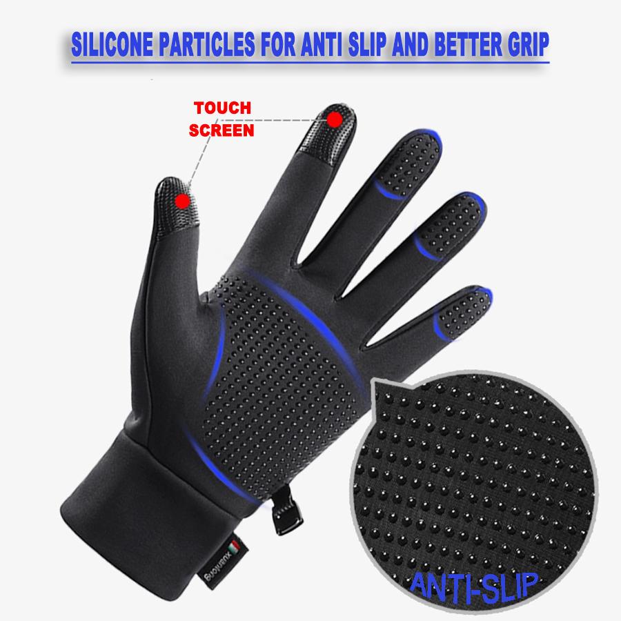 1 Pair Winter Gloves Women Men Ski Snow Gloves Thermal Warm Touch Screen, Suit For Running, Cycling, Biking, Hiking, Driving