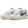 Nike Air Force 1 Shadow Hvit Off Noir Dame Sneakers College-Grå Platinum-Tone DZ1847-110