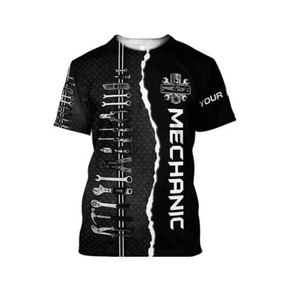 Herenmode 3D Geprint Heren T-shirt Ronde Hals Korte Mouw Trendy Streetwear