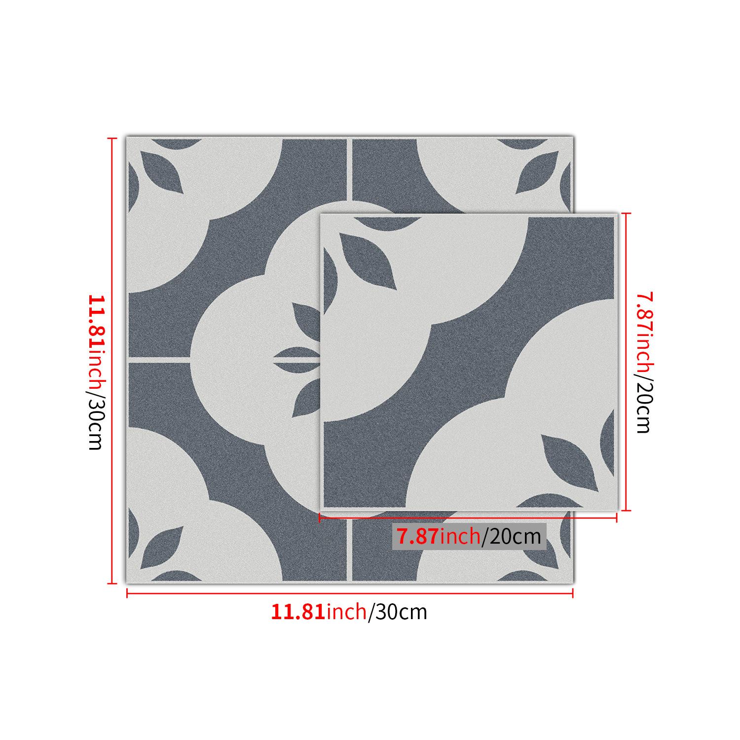 

Small Fresh Self-Adhesive Matte Floor Sticker Pvc Waterproof Home Decoration Bathroom Kitchen Wall Sticker 20x20cm/piece