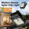 Waterproof Solar Clamp On Lights 3 Lighting Modes Human Body Sensing Motion Sensor Lights Portable Clip On Solar Clip Light
